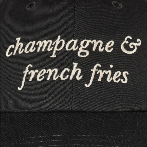Kate Spade NY X Target Women's Champagne & Fries Baseball Hat - Picture 3 of 7